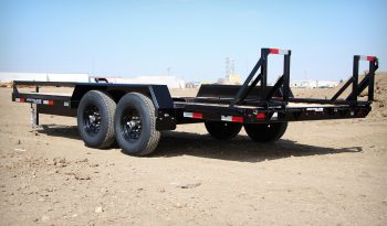 18′ Tandem Axle Equipment Trailer – Fold Up Ramps full