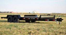 18′ Tandem Axle Equipment Trailer – Slide In Aluminum Ramps