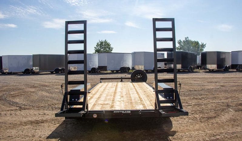 18′ Tandem Axle Equipment Trailer – Fold Up Ramps full