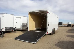 Commercial Enclosed Cargo Trailer 8′ W x 16 – 24′ L – 78″ Wall Height full