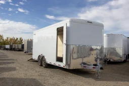 Commercial Enclosed Cargo Trailer 8′ W x 16 – 24′ L – 78″ Wall Height full