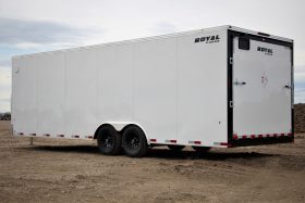 Enclosed Cargo Trailer 8′ W x 24′ L – 78″ Wall Height