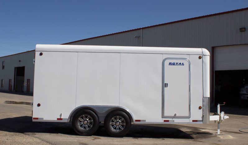 Commercial Enclosed Cargo Trailer 8′ W x 16′ L – 72″ Wall Height full
