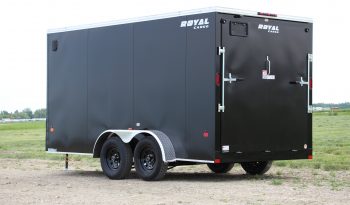 Enclosed Cargo Trailer 7′ W x 16′ L w/ V-Nose – 78″ Wall Height full