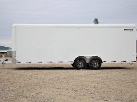 Commercial Enclosed Cargo Trailer 8′ W x 24′ L – 72″ Wall Height