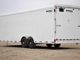 Commercial Enclosed Cargo Trailer 8′ W x 24′ L – 72″ Wall Height