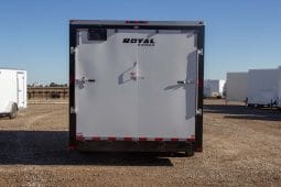 Enclosed Cargo Trailer 8′ W x 18′ L w/ V-Nose- 86″ Wall Height full