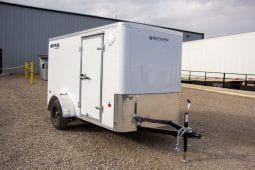 Enclosed Cargo Trailer 5′ W x 10′ L – 64″ Wall Height full
