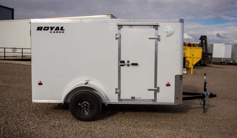 Enclosed Cargo Trailer 5′ W x 10′ L – 64″ Wall Height full