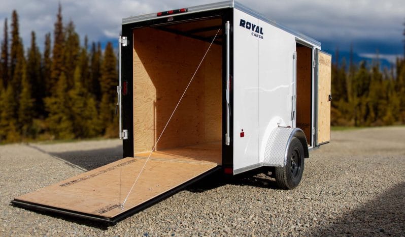 Enclosed Cargo Trailer 5′ W x 10′ L – 64″ Wall Height full