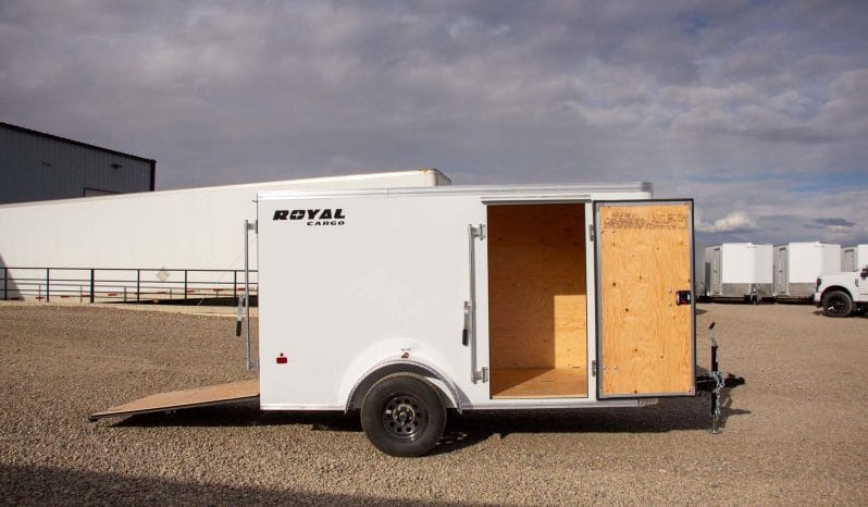 Enclosed Cargo Trailer 5′ W x 10′ L – 64″ Wall Height full