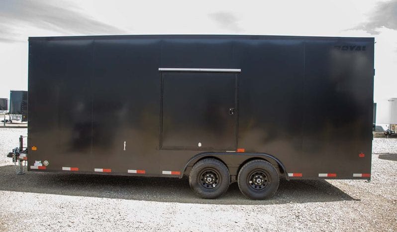 Enclosed Cargo Trailer 8′ W x 20′-26′ L – 78″-86″ Wall Height full