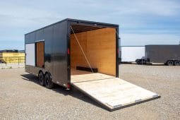 Enclosed Cargo Trailer 8′ W x 20′-26′ L – 78″-86″ Wall Height full
