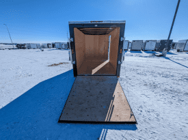 Enclosed Cargo Trailer 6′ W x 14′ L w V-Nose – 72″ Wall Height