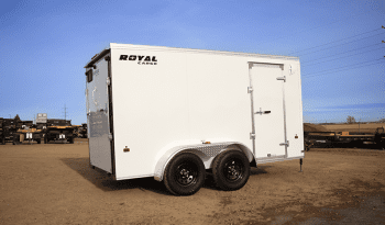 Enclosed Cargo Trailer 6′ W x 14′ L w/ V-Nose – 72″ Wall Height full