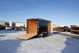 Enclosed Cargo Trailer = 7FT W x 14FT L full