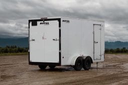 Enclosed Cargo Trailer = 7FT W x 14FT L full