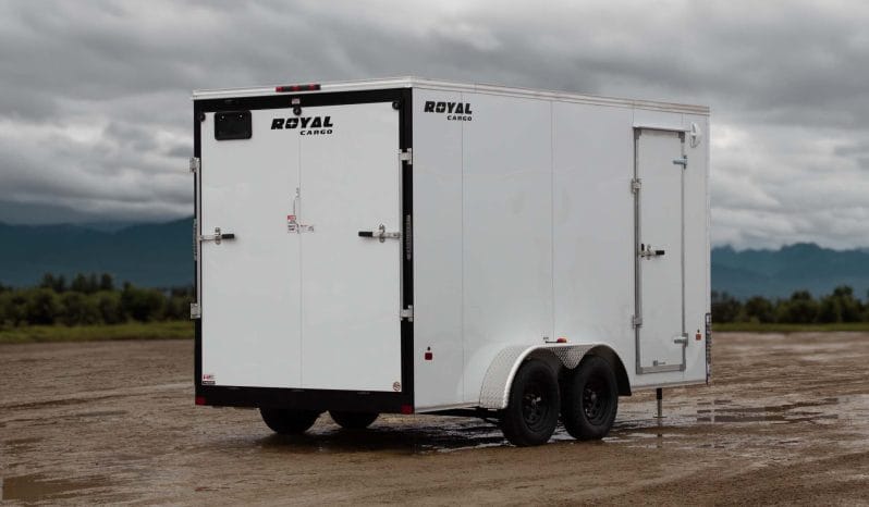 Enclosed Cargo Trailer = 7FT W x 14FT L full