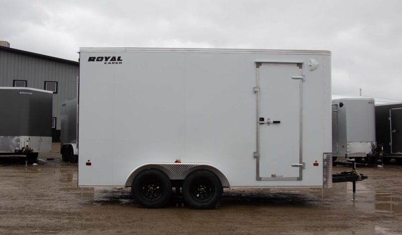 Enclosed Cargo Trailer = 7FT W x 14FT L full