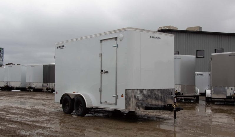 Enclosed Cargo Trailer = 7FT W x 14FT L full