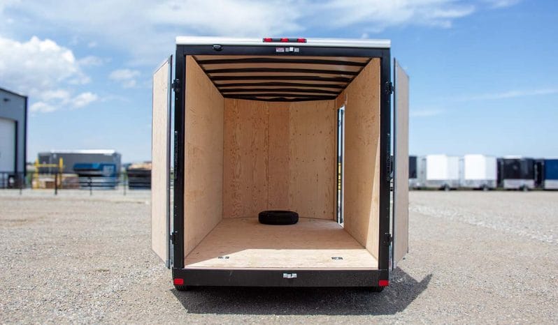 Enclosed Cargo Trailer 7′ W x 16′ L w/ V-Nose – 86″ Wall Height full