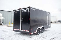 Enclosed Cargo Trailer 8′ W x 16′ L – 86″ Wall Height – 7,700 lb GVWR full