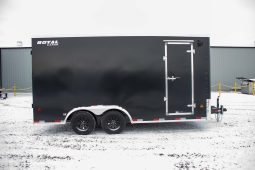 Enclosed Cargo Trailer 8′ W x 16′ L – 86″ Wall Height – 7,700 lb GVWR full