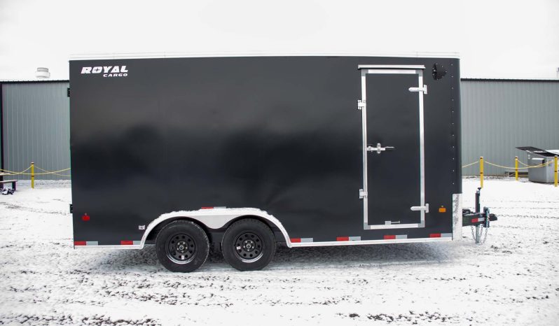 Enclosed Cargo Trailer 8′ W x 16′ L – 86″ Wall Height – 7,700 lb GVWR full