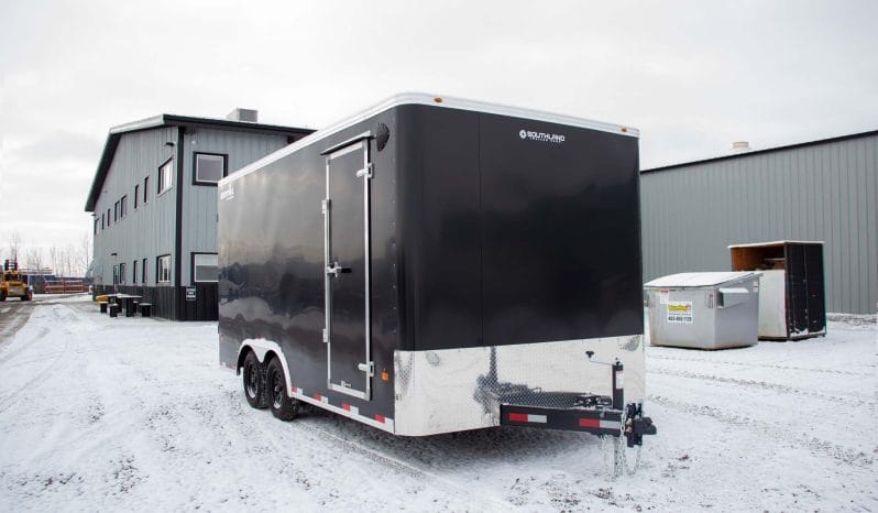 Enclosed Cargo Trailer 8′ W x 16′ L – 86″ Wall Height – 7,700 lb GVWR full