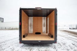 Enclosed Cargo Trailer 8′ W x 16′ L – 86″ Wall Height – 7,700 lb GVWR full