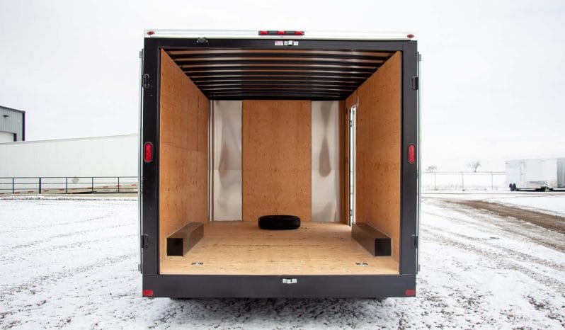 Enclosed Cargo Trailer 8′ W x 16′ L – 86″ Wall Height – 7,700 lb GVWR full