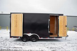 Enclosed Cargo Trailer 8′ W x 16′ L – 86″ Wall Height – 7,700 lb GVWR full