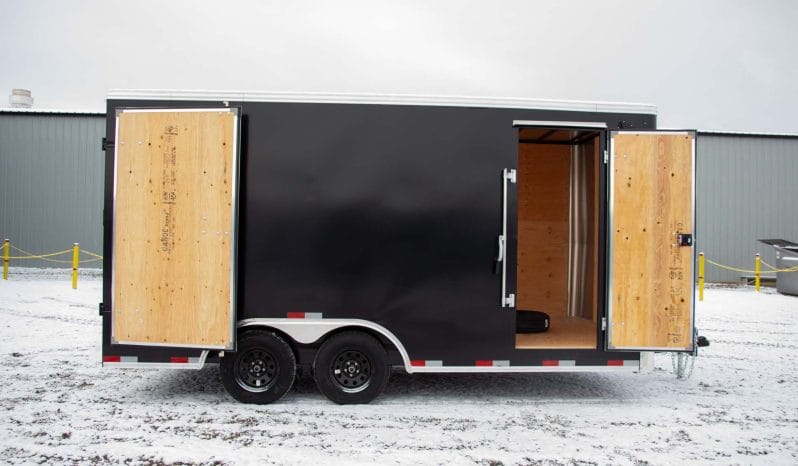 Enclosed Cargo Trailer 8′ W x 16′ L – 86″ Wall Height – 7,700 lb GVWR full