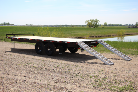Trailer with ramps