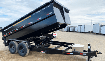 7’ W x 14’ L Tandem Axle Dump Trailer 3-Way Tailgate, GVWR 17,120 lbs or Payload 12,934 lbs. full