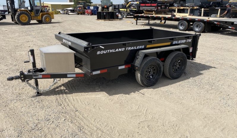 SL510-10K 5’ W x 10’ L Tandem Axle Dump Trailer Double Door Tailgate 11,440 lbs. or Payload 8,776 lbs. full