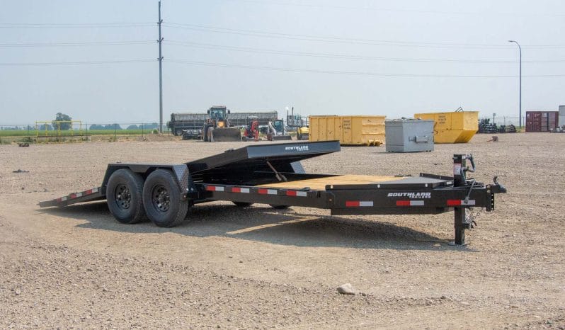 LBAT8-16′-22′ Tilt Deck Trailer full