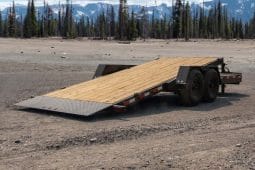 LBAT8-16′-22′ Tilt Deck Trailer full