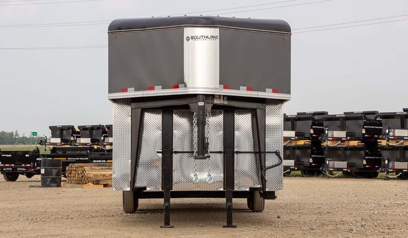 Commercial 8′ x 20-26′ Gooseneck Cargo full