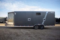 Royal Cargo – 8′ x 26′ Mid Deck – 4 Place Sled Trailer full