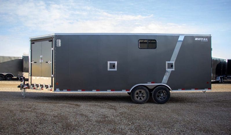 Royal Cargo – 8′ x 26′ Mid Deck – 4 Place Sled Trailer full