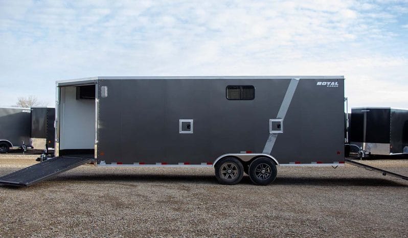 Royal Cargo – 8′ x 26′ Mid Deck – 4 Place Sled Trailer full