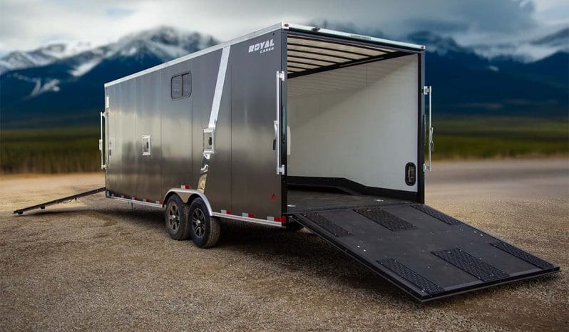 Royal Cargo – 8′ x 26′ Mid Deck – 4 Place Sled Trailer full