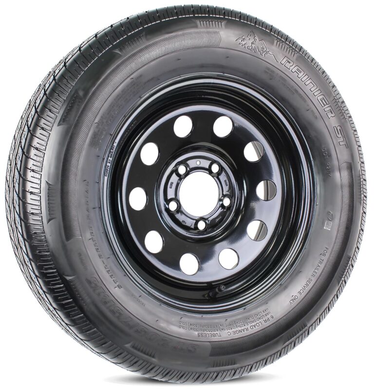 Radial ST 205/75R15 — Black Modular Wheel (Rainier)