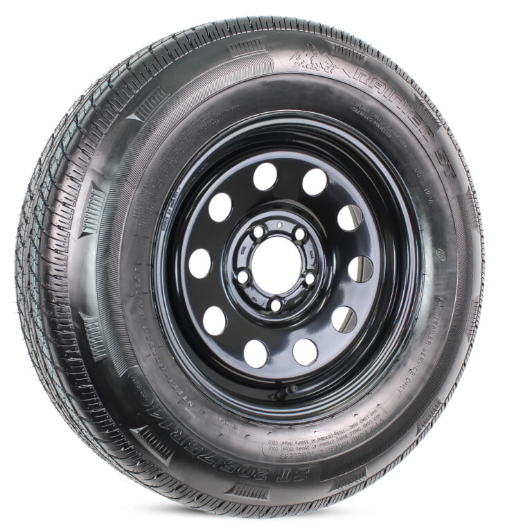 Radial ST 205/75R14 — Black Modular Wheel (Rainier)