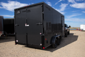 Matte Black Royal Cargo Trailer