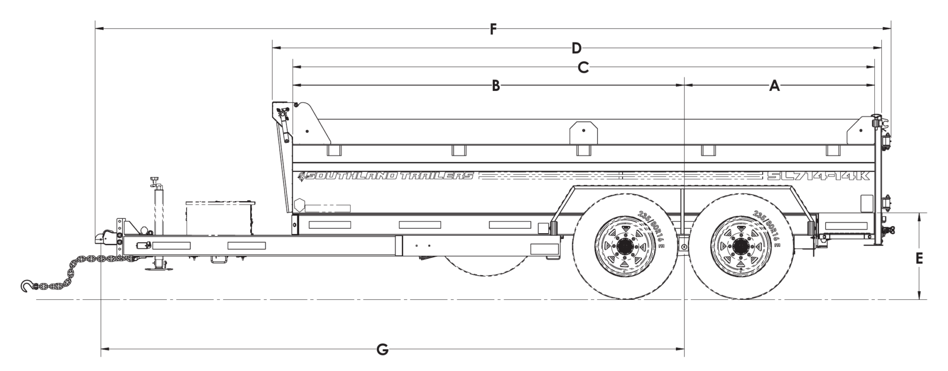 SL714-14K Line Drawing