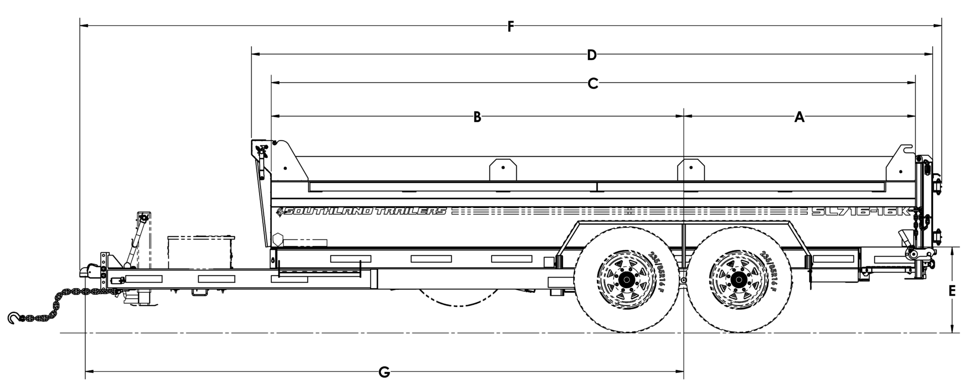 SL716-16K Line Drawing
